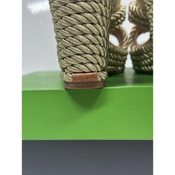 Kate Spade New York Women's Tahiti Slip on Slingback Sandals, Yellow Size 6B - Picture 8 of 14